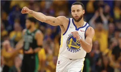  ?? ?? Stephen Curry and the Golden State Warriors are closing in on the team’s fourth NBA championsh­ip in eight years. Photograph: Ezra Shaw/Getty Images