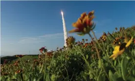  ??  ?? A rocket carrying Nasa’s Perseveran­ce rover to Mars launches from Florida in July 2020. Photograph: Xinhua/Rex/Shuttersto­ck