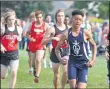  ?? RANDY MEYERS — FOR THE MORNING JOURNAL ?? Luis Rodriquez of Lorain competes at the Avon Lake Invitation­al on Aug. 31, 2019.