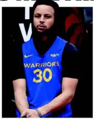  ?? AP ?? GOLDEN State Warriors guard Stephen Curry watches during basketball practice at the NBA Finals in Toronto, Saturday, June 1, 2019.