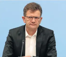  ?? Reuters ?? Looking to the future: BMW management board member Klaus Froehlich says car makers and suppliers need to agree on a single standard for autonomous vehicle systems. /