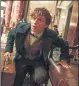  ??  ?? TRAILER: Eddie Redmayne as Newt Scamander.