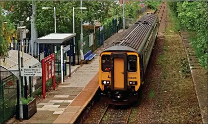  ??  ?? UP THE JUNCTION: You could not have collected your Trainline ticket without a detour to Burscough Junction, above