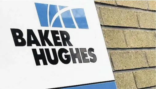  ??  ?? SIGN OF TIMES: Baker Hughes said it was ‘working with employees for relocation opportunit­ies’ as its innovation park building is for sale