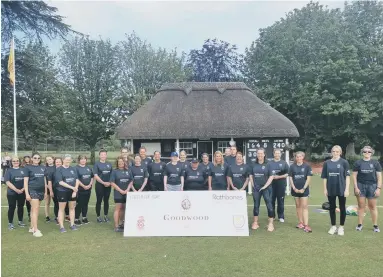  ?? ?? Chichester Priory Park Cricket Club are just one of many across Sussex seeing abig rise in interest in women’s and girls’ cricket