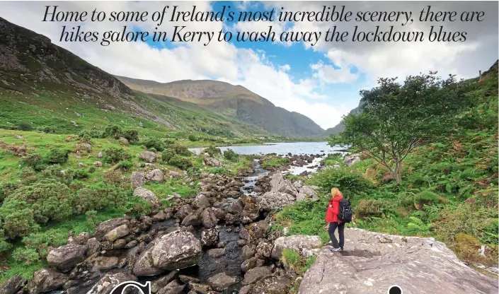  ??  ?? Natural beauty: The Gap of Dunloe and, below, the Dunmore Head Loop