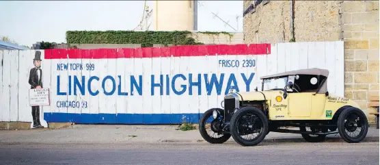  ?? MICHAEL ALAN ROSS/DRIVING ?? Tom Cotter documents his journey across America in an iconic car in his latest book, Ford Model T Coast to Coast: A Slow Drive Across a Fast Country.