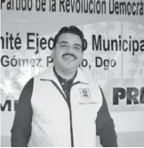  ??  ?? Cecilio Campos Jiménez, dirigente del PRD