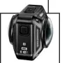  ??  ?? Nikon unveiled a cubeshaped, high-definition camera, the KeyMission 360, with a lens on opposite sides to create 360-degree video. It will be available in spring for an undisclose­d price.