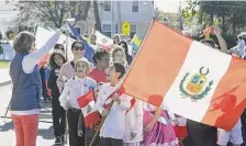  ?? Tyler Sizemore/Hearst Connecticu­t Media ?? The annual “Parade of Nations” at a Greenwich school was held in 2019.
