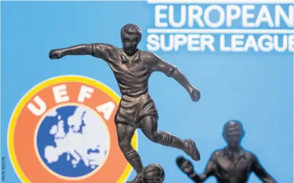  ??  ?? TIME TO MOVE ON: Nine of the Super League clubs have been given a financial punishment by Uefa.