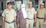 ?? HT PHOTO ?? The accused in police custody in Hisar on Wednesday.