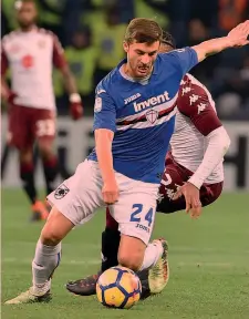  ?? GETTY ?? Bartosz Bereszynsk­i, 25 anni, alla Samp dal gennaio 2017