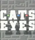  ?? ?? A still from the opening credits of CATS Eyes, and Jill Gascoine reading the Kent Evening Post at its offices in 1985