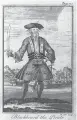  ??  ?? A drawing of Blackbeard by Benjamin Cole, from a 1724 book.