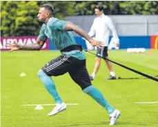  ?? FOTO: DPA ?? Jérôme Boateng im Training in Watutinki.