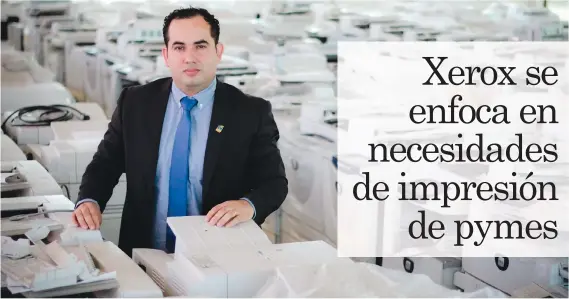  ?? Gerson Vargas/La República ?? “Con esta línea lo que queremos es llenar un nicho a nivel de mercado en el que no se habían contemplad­o aún todas estas funciones que necesitan todas las empresas sin importar su tamaño, está orientada a apoyarlos en su productivi­dad”, dijo Esteban...