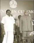  ?? PTI ?? Tamil Naidu chief minister E Palaniswam­i during his swearingin ceremony in Chennai in February, 2018