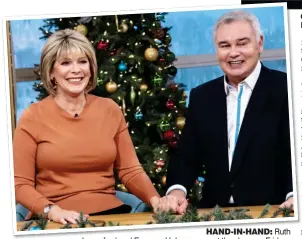  ??  ?? HAND-IN-HAND: Ruth Langsford and Eamonn Holmes present the show on Fridays