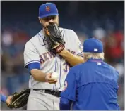  ?? ALEX BRANDON – THE ASSOCIATED PRESS ?? Pitcher Tylor Megill, who was placed on the injured list Sunday, is 4-2 in his second season with the Mets.