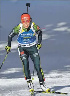  ?? FOTO: AFP ?? Bestform bringen – und schauen, „zu was es reicht“. So will Laura Dahlmeier ihre zweiten Olympische­n Spiele angehen.