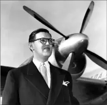  ?? TORONTO STAR FILE PHOTO ?? Beland Honderich, shown in March 1951, logged thousands of miles of air travel covering major stories.