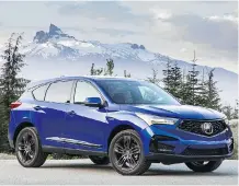  ?? ACURA ?? The 2019 Acura RDX puts out 272 hp and 280 lb-ft of torque.