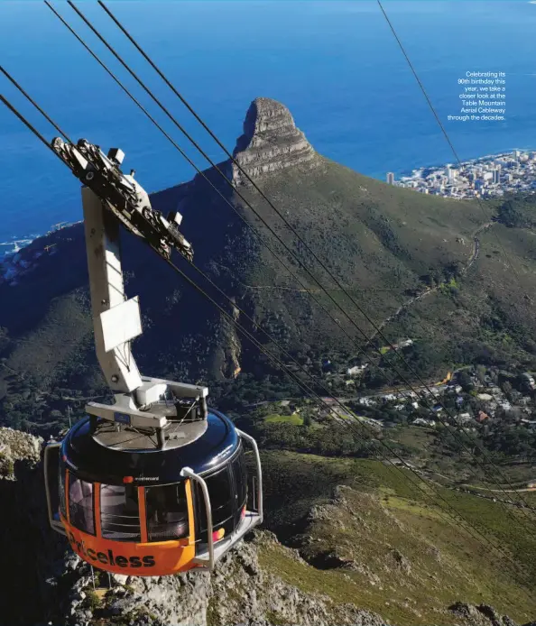  ??  ?? popularmec­hanics.co.za
Celebratin­g its 90th birthday this
year, we take a closer look at the Table Mountain Aerial Cableway through the decades.
JANUARY / FEBRUARY 2020
45