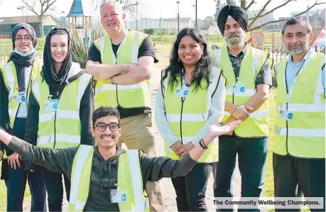  ?? ?? The Community Wellbeing Champions.