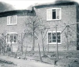  ??  ?? Pictured is The Old Farm House, in Thorpe-Acre where Richard Bradley-Stephenson and his family lived.