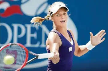  ?? GEPA ?? Die 20-jährige Oberösterr­eicherin gilt als heiße heimische Tennis-Aktie für die Zukunft. Bei den US-Open scheiterte sie jedoch knapp in der ersten Runde
