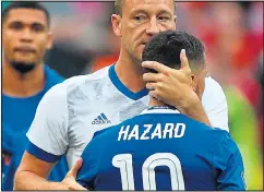  ??  ?? HAZARD WARNING: John Terry believes Chelsea must add more stars to the likes of Hazard, after City signed Silva