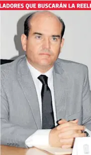  ??  ?? Fernando Sánchez Sasia busca el distrito 24 de Tehuacán