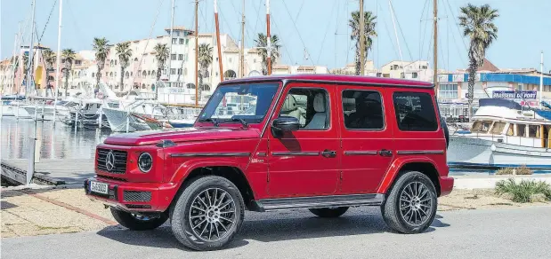  ?? MERCEDES-BENZ ?? The Mercedes-Benz G500 and G63 have been revamped but in a nod to tradition, the luxury off-roader’s distinctiv­e body style has been retained.