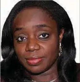  ??  ?? Minister of Finance, Kemi Adeosun