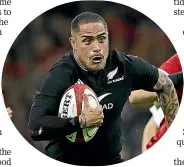  ?? ?? Aaron Smith became the most capped All Blacks back when he played his 113th test. He celebrated by scoring two tries during the 55-23 win over Wales in Cardiff.