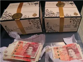  ??  ?? Facing jail: Dr Ehsan Abdi-Jalebi hid wads of £50 notes in Thorntons Continenta­l chocolate boxes