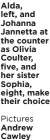  ?? Pictures Andrew Cawley ?? Alda, left, and Johanna Jannetta at the counter as Olivia Coulter, five, and her sister Sophia, eight, make their choice