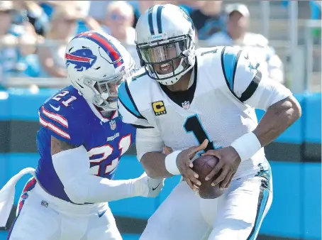  ?? GRANT HALVERSON/GETTY IMAGES ?? Carolina Panthers quarterbac­k Cam Newton says he’s considerin­g demonstrat­ing before Sunday’s game.