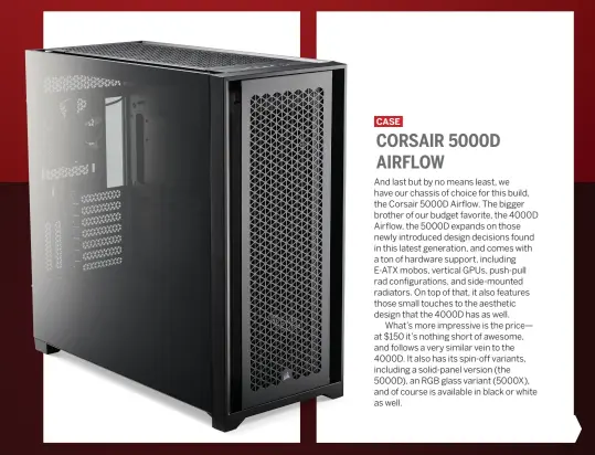 Corsair 5000D AirFlow - is bigger better? 