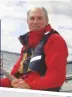  ??  ?? Jeff Wrinch, 56, learned to sail in dinghies. He now cruises a Southerly 135, Moondance