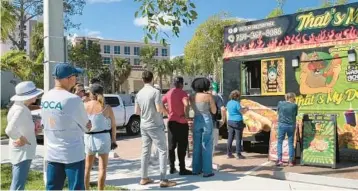  ?? CITY OF BOCA RATON ?? Boca Raton’s next Food Truck Friday is set for 11 a.m. to 2 p.m. March 3 at Patch Reef Park, with food, music and fun.