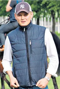  ??  ?? Making his mark: Trainer George Boughey was given his licence only six weeks ago but has already recorded two victories