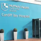  ??  ?? Convenient location – the Cardiff Bay hospital