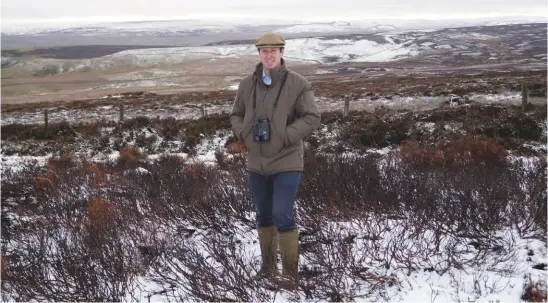  ??  ?? The grouse moor run by Tom Orde-powlett’s father, Lord Bolton, offers a rich wildlife habitat as well as support to the local economy and rural communitie­s