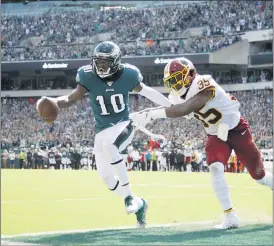 ??  ?? DeSean Jackson is hoping to show what he can do for the Eagles at age 33. THE ASSOCIATED PRESS FILE