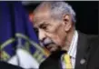  ?? J. SCOTT APPLEWHITE — THE ASSOCIATED PRESS FILE ?? Besieged by allegation­s of sexual harassment, Rep. John Conyers, D-Mich. resigned from Congress on Tuesday bringing an abrupt end to the civil rights leader’s nearly 53-year career on Capitol Hill.