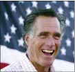  ?? AP PHOTO/RICK BOWMER, FILE ?? In this June 20, 2018, file photo, Mitt Romney smiles during a campaign event in American Fork, Utah.