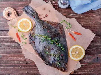  ??  ?? (below): Baked plaice with peppers and broccoli