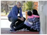  ?? RALPH BARRERA / AMERICANST­ATESMAN ?? Adrian Lopez, an investigat­or with Child Protective Services, visits with a client and her child at a drug testing center.